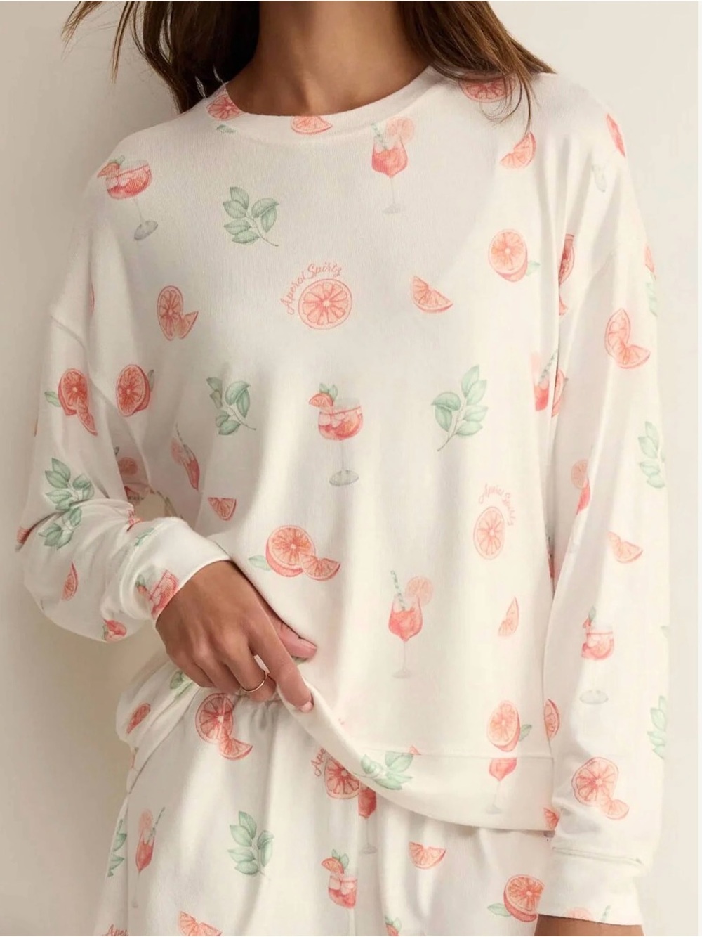 Z supply spritz L/S top NWT